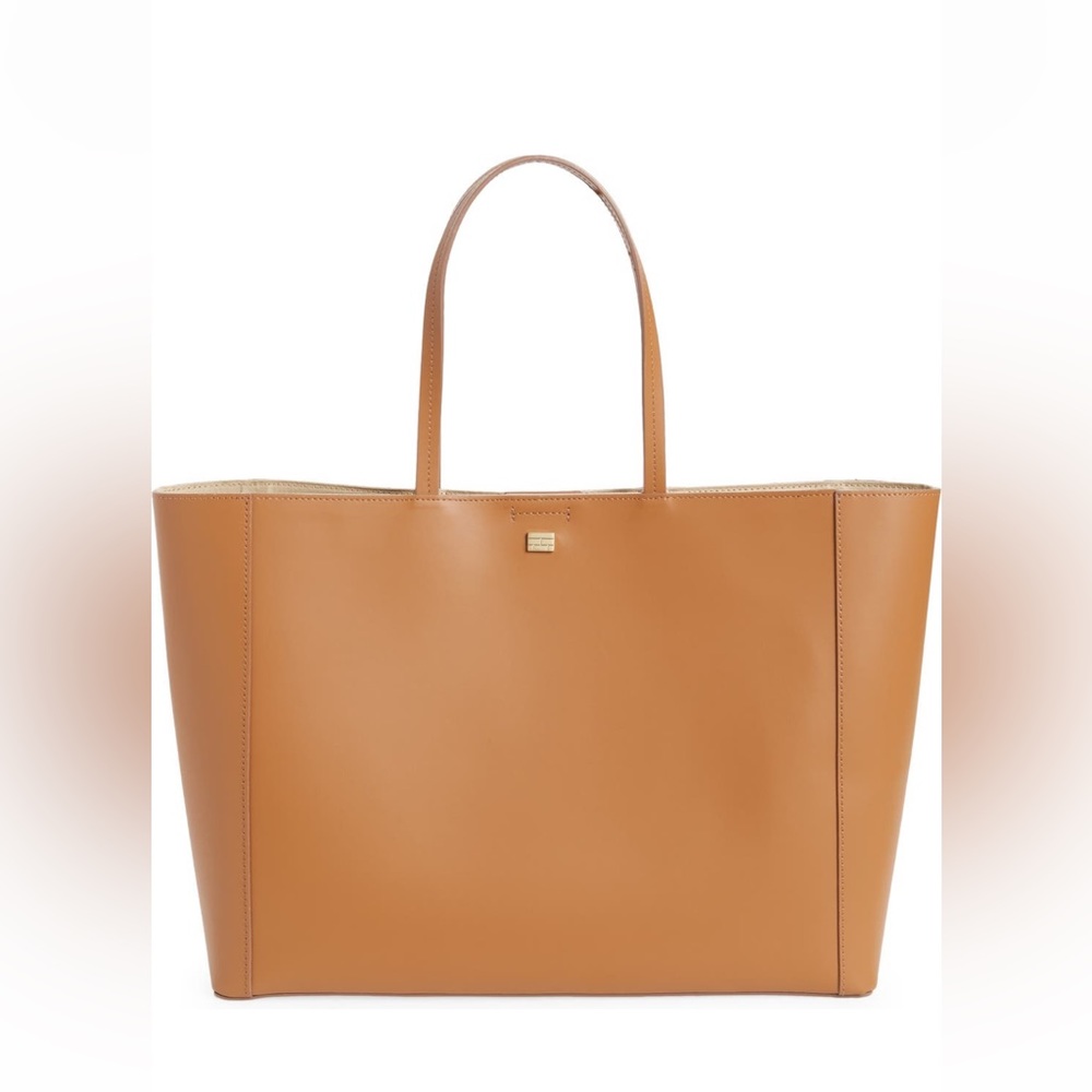 NEW NWT FRAME le Signature tote camel bag genuine leather bag